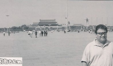 Tony arrives at Tiananmen Square on September 2nd
