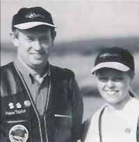 Senior Captain Steve Taylor with DaC's Donna