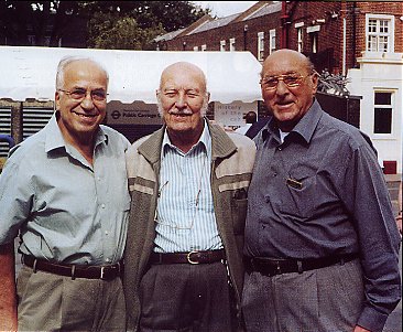 Three former DaC Board members meet up at the show (L-R) Aubrey Siteman, Jack Russell and Harry Joel