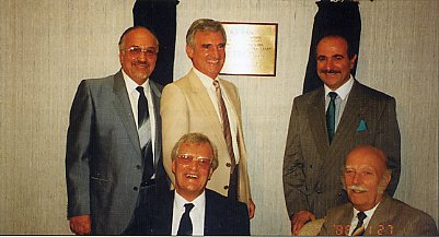 Aubrey Siteman, Phil Emden, Martin Gellman. Peter Fenneymore and Jack Russell.