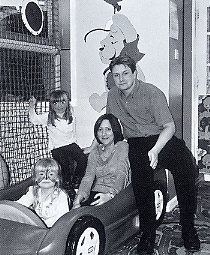 Chris, Gill, Amy and Louise in happier times