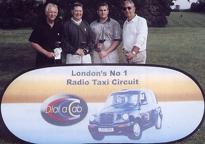 The Call Sign spnsored team - all they could win between them was one of the raffle prizes!  L/R: Peter Boxall, John Brown, Dave Burland (H01) and Chas Kissin (P99J)