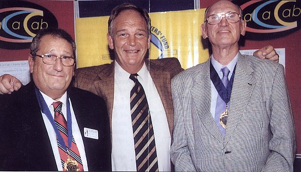 Brian with the LTFUC Chairman and Hon. Prez. The fund received £2500 from the day...