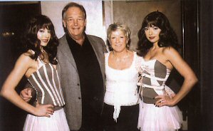 Brian and Brenda Rice with the cheeky girls