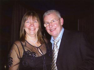 Allan Evans with wife Gill