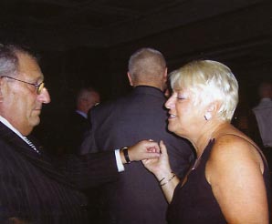 Mike and Maxine Son enjoying the night.  Mike also picked up a sizeable cheque for the LTFUC