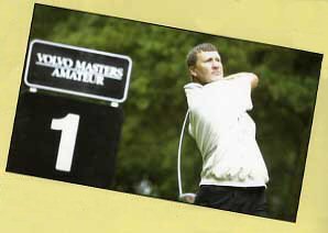 Ray tees of at Woburn on his way to qualifying for the Wentworth final