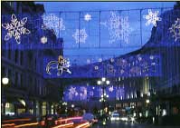 Last years Xmas lights at Regent Street