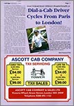 Dial-a-Cab Driver Cycles From Paris to London!