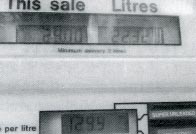 The Sloane Avenue Garage in August 2006 - probably the most expensive in the country with the diesel showing at 129.9p per litre...