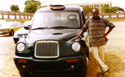 One of the first Nigerian drivers to pass out as a TXII driver in Abuja