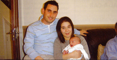 Danny, Debbie and new son Harrison