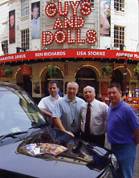 L-R: Louis Loizou (T58), Mickey Tarbuck (L41), Tom Whitbread and Paul Clark (J86)