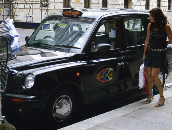 Jasmeet hails the taxi...