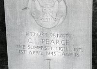 The Dutch War Grave of Cyril Pearce