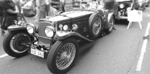 A Frazer-Nash sports car from 1934 - are they now involved with electric taxis?