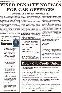 FIXED PENALTY NOTICES FOR CAB OFFENCES - Kupkakes Korner - Dial-a-Cab Credit Union