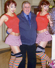 The Cheeky Girls with the cheeky boy!