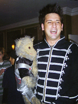 Damon Scott and Bubbles, who did so well on Britain's Got Talent