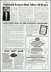 Sid Gold Leaves DaC After 42 Years - Bad News at The Evening Standard - DaC 2007 AGM
