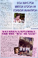 Lisa Runs For British Legion in London Marathon - Natasha Kaplinsky and The 'DaC Hunks!'
