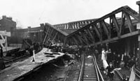 The scene of devastation exactly 50 years ago at Lewisham