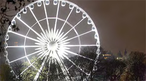 The 50m Observation Wheel at Winter Wonderland becomes a familiar sight for 6 weeks as it lights up Londons night sky...