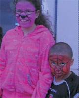 These two children were obviously enjoying the day!