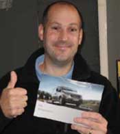 Mark in the last issue after taking delivery of his new cab