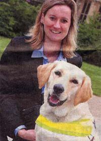 Guide dog Drew doesnt look to vicious to us! Pic Courtesy Bromley News Shopper