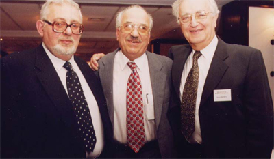 Lou Gitlin, former Chairman Aubrey Siteman and Ivor Belkin