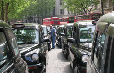 The Aldwych grinds to a halt