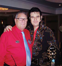 Is that Mike Son with Elvis???