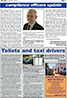 Compliance officers update - Toilets and taxi drivers