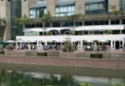 Eating Lake-side at the Barbican Centre