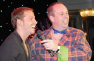 Dave Davis asks Joe Swash what happened to his shirt!