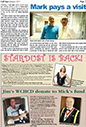 Mark pays a visit - Stardust is Back! - Jim's WCHCD donate to Mick's fund
