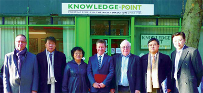Chinese visitors to Knowledge Point